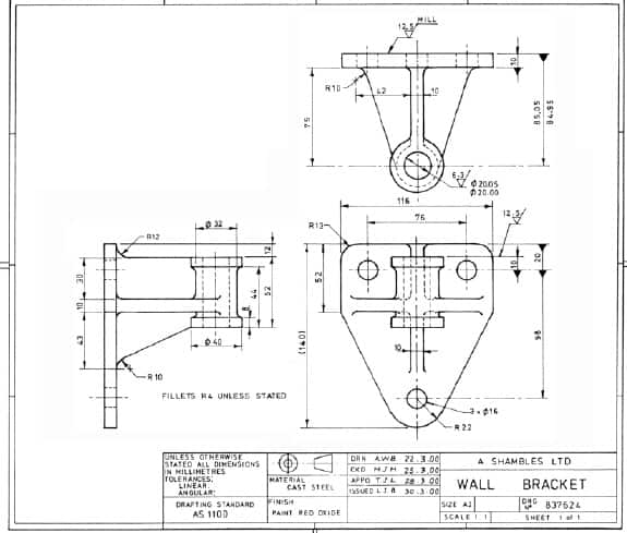 Scales Used in Technical Drawings